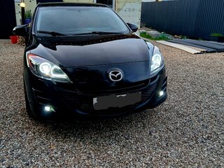 2010 Mazda 3 II (BL), чёрный, 900000 рублей, вид 3