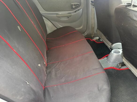 2006 Hyundai Accent ТагАЗ II, красный, 185000 рублей - вид 8