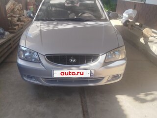 2008 Hyundai Accent ТагАЗ II, серебристый, 360000 рублей, вид 1