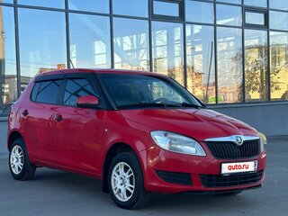 2013 Skoda Fabia II Рестайлинг, красный, 469000 рублей, вид 4