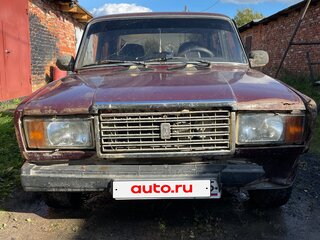 2009 Lada (ВАЗ) 2107, красный, 75000 рублей, вид 1