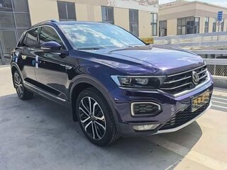 2022 Volkswagen T-Roc I Рестайлинг, фиолетовый, 1484000 рублей, вид 3