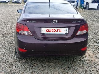 2012 Hyundai Solaris I, фиолетовый, 750000 рублей, вид 2