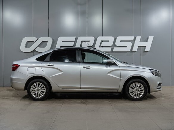 2016 Lada (ВАЗ) Vesta I, серебристый - вид 4