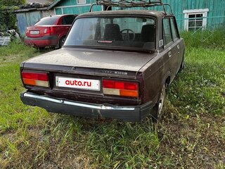 2007 Lada (ВАЗ) 2107, красный, 65000 рублей, вид 1