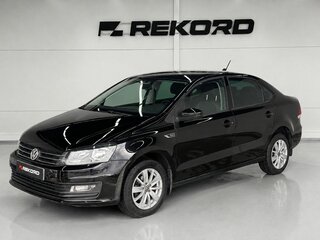 2018 Volkswagen Polo V Рестайлинг, чёрный, 1269000 рублей, вид 3