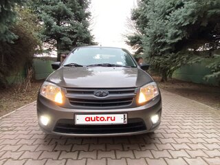 2016 Lada (ВАЗ) Granta I, серебристый, 575000 рублей, вид 3