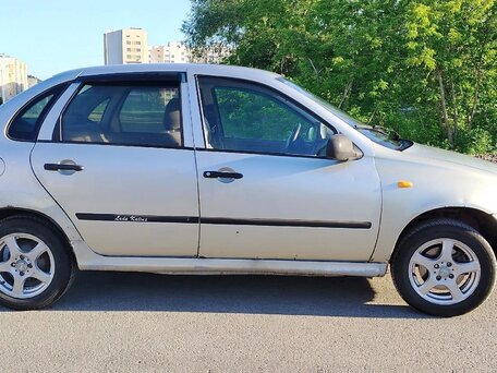 2007 Lada (ВАЗ) Kalina I, жёлтый, 100000 рублей, вид 3