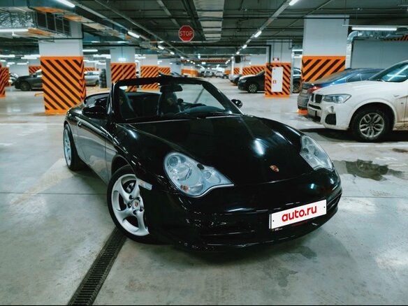 2002 Porsche 911 Carrera 4 V (996) Рестайлинг, чёрный