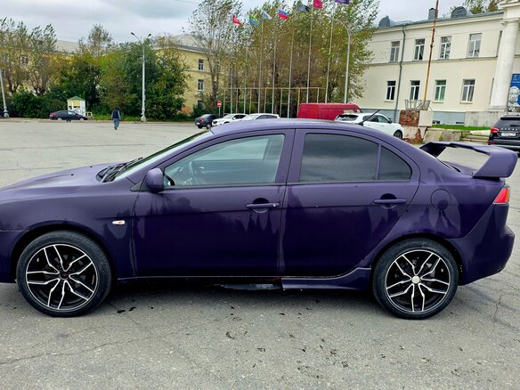 2008 Mitsubishi Lancer X, фиолетовый, 590000 рублей - вид 1