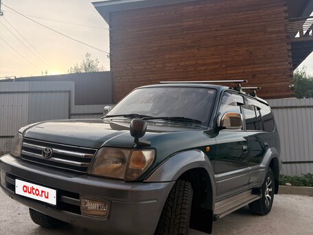 1996 Toyota Land Cruiser Prado 90 Series, зелёный, 1450000 рублей, вид 1