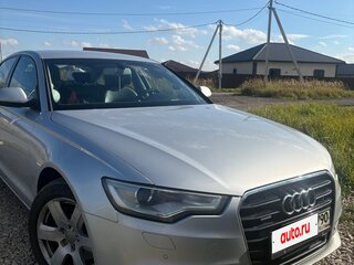 2012 Audi A6 IV (C7), серебристый, 1300000 рублей, вид 3