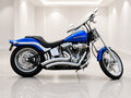 2005 Harley-Davidson Softail Standard, синий, 870000 рублей - вид 4