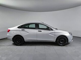 2016 Lada (ВАЗ) Vesta I, серебристый, 583668 рублей, вид 4