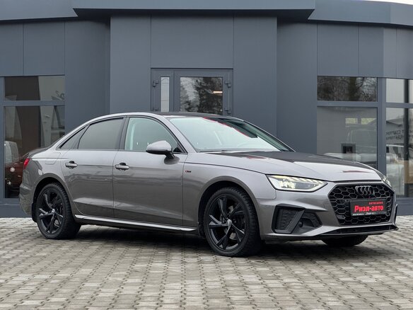 2021 Audi A4 40 TFSI V (B9) Рестайлинг, серый