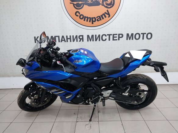 2018 Kawasaki ER-6F (Ninja 650R), синий, 725000 рублей - вид 1