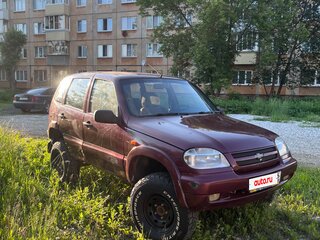 2005 Chevrolet Niva I, красный, 280000 рублей, вид 4