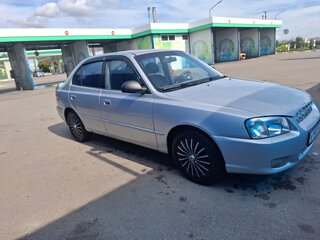2000 Hyundai Accent II, серебристый, 365000 рублей, вид 3