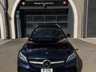 2018 Mercedes-Benz C-Класс 180 IV (W205) Рестайлинг, синий, 1999999 рублей, вид 2