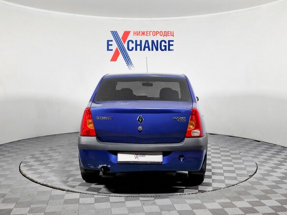 2006 Renault Logan I, синий, 219000 рублей - вид 6