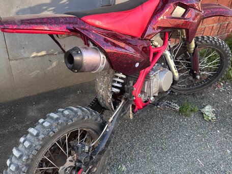 2022 Kayo Basic YX140EM, красный, 60000 рублей, вид 3