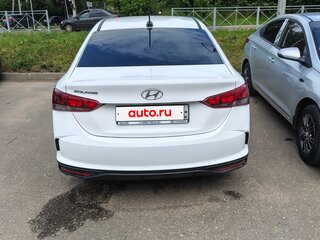 2021 Hyundai Solaris II Рестайлинг, белый, 1477000 рублей, вид 3