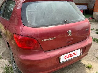 2007 Peugeot 307 I Рестайлинг, красный, 350000 рублей, вид 3