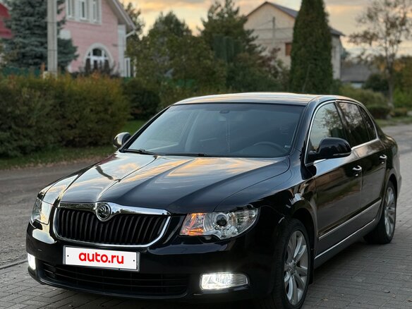 2008 Skoda Superb DSG II, чёрный, 589000 рублей - вид 1