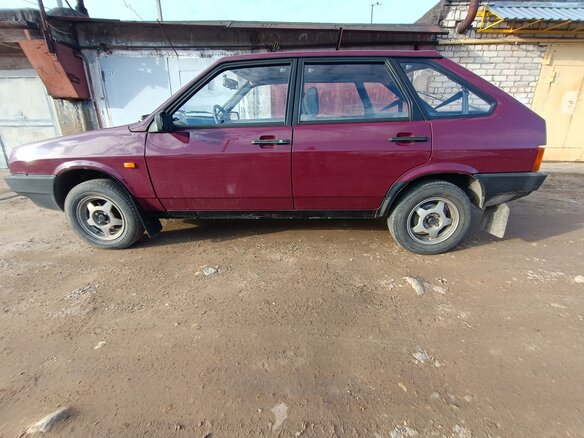 1997 Lada (ВАЗ) 2109, красный, 400000 рублей - вид 6