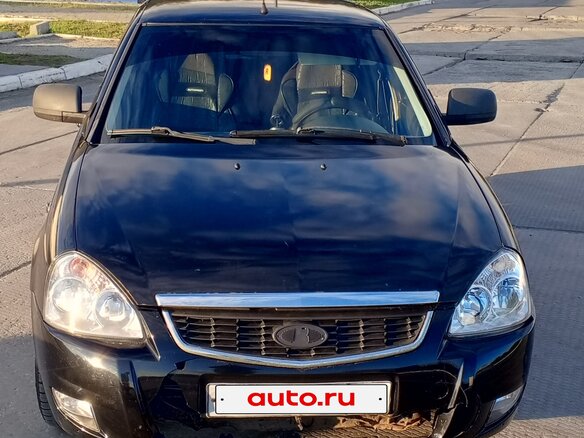 2012 Lada (ВАЗ) Priora I, чёрный, 200000 рублей