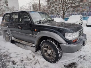 1997 Toyota Land Cruiser 80 Series Рестайлинг, зелёный, 990000 рублей, вид 2