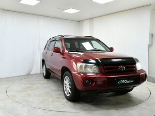 2004 Toyota Highlander I (XU20) Рестайлинг, красный, 980000 рублей, вид 3