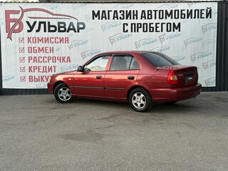 2005 Hyundai Accent ТагАЗ II, красный, 485000 рублей, вид 4