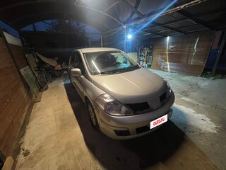2008 Nissan Tiida I, серебристый, 380000 рублей, вид 1