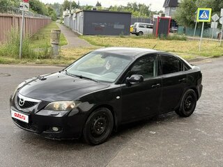 2008 Mazda 3 I (BK) Рестайлинг, чёрный, 250000 рублей, вид 1