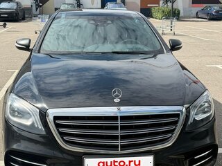 2018 Mercedes-Benz S-Класс 350 d Long VI (W222, C217) Рестайлинг, чёрный, 3450000 рублей, вид 1