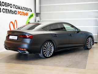2021 Audi A5 Sportback 45 TFSI II (F5) Рестайлинг, чёрный, 4450000 рублей, вид 4