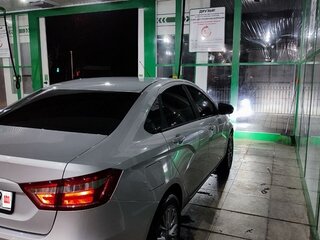 2017 Lada (ВАЗ) Vesta I, серебристый, 800000 рублей, вид 4