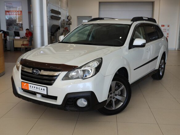 2013 Subaru Outback IV Рестайлинг, белый