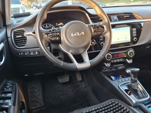 2022 Kia Rio X IV Рестайлинг, синий - вид 5