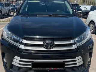 2019 Toyota Highlander III (XU50) Рестайлинг, чёрный, 3899000 рублей, вид 2