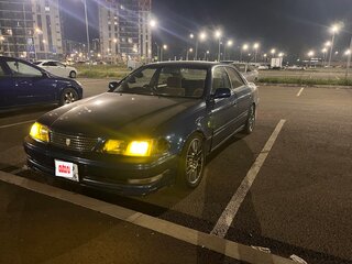1997 Toyota Mark II VIII (X100), синий, 690000 рублей, вид 4