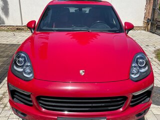 2015 Porsche Cayenne S II Рестайлинг (958), красный, 4300000 рублей, вид 2
