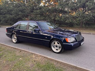 1994 Mercedes-Benz S-Класс 420 III (W140) Рестайлинг, синий, 1500000 рублей, вид 4