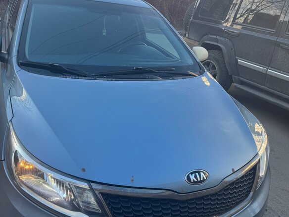 2015 Kia Rio III Рестайлинг, голубой, 750000 рублей - вид 1