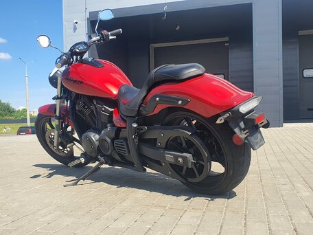 2012 Yamaha XVS1300, пурпурный, 570000 рублей, вид 4