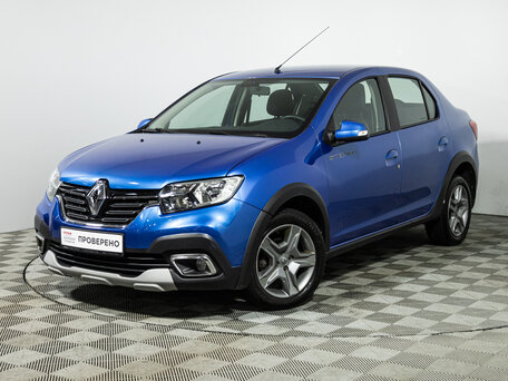 2021 Renault Logan Stepway II Рестайлинг, синий, 1099700 рублей, вид 1