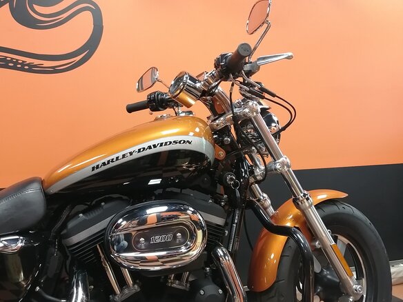 2014 Harley-Davidson XL1200, оранжевый, 999000 рублей - вид 10