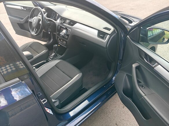 2017 Skoda Rapid I, синий, 1250000 рублей - вид 6