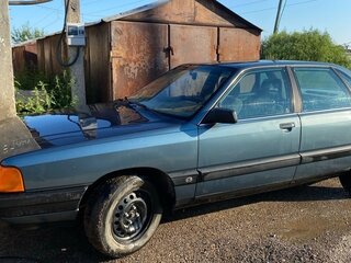 1989 Audi 100 III (C3) Рестайлинг, синий, 147000 рублей, вид 4
